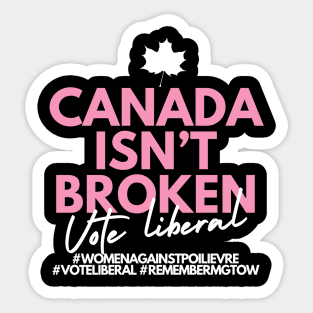 Women Against Poilievre Sticker